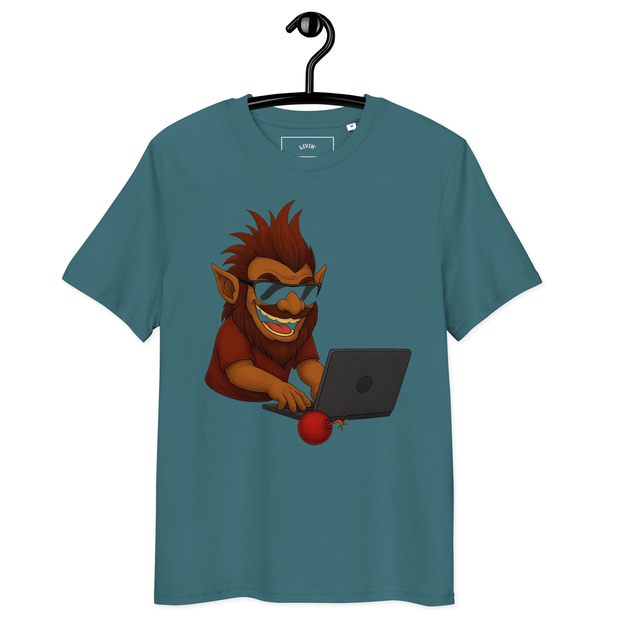 Hacking Troll Unisex Organic Cotton T-shirt